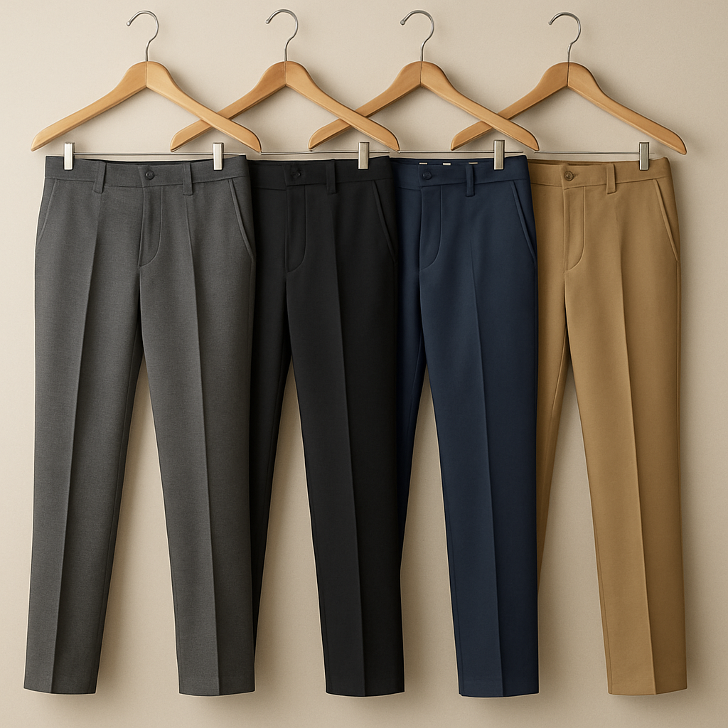 Comfortable flexi waist trousers for active lifestyle